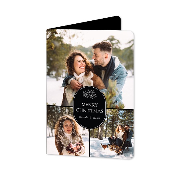 Doble Fotokort Stående runde hjørner 10 x 14,3 cm