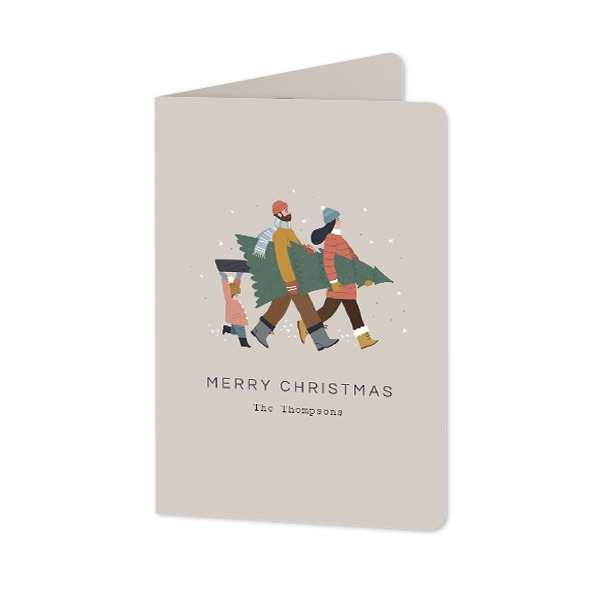 Folded Card portrait rounded corners 10 x 14,3 cm