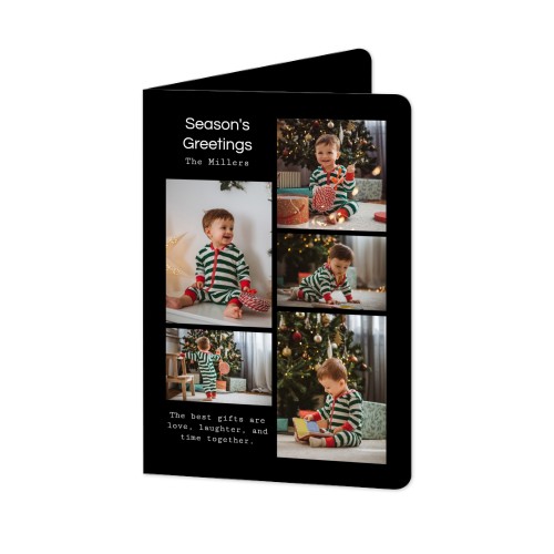Folded Card portrait rounded corners 10 x 14,3 cm