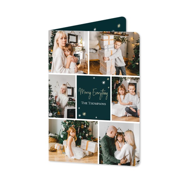 Folded Card portrait rounded corners 10 x 14,3 cm