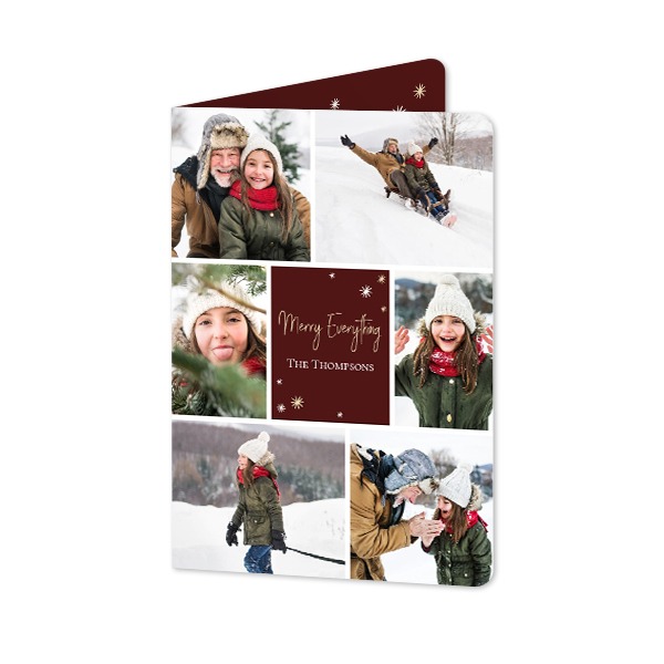 Folded Card portrait rounded corners 10 x 14,3 cm