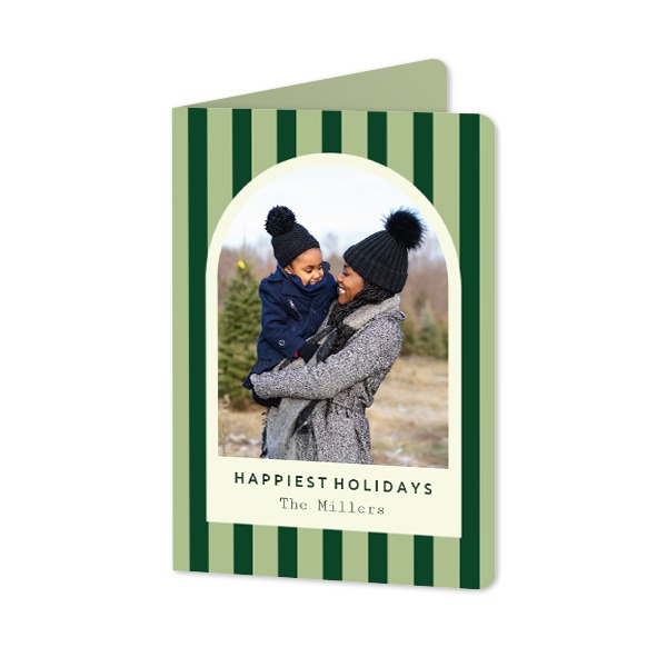 Folded Card portrait rounded corners 10 x 14,3 cm