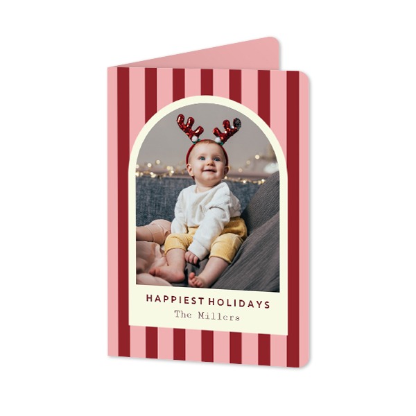 Folded Card portrait rounded corners 10 x 14,3 cm