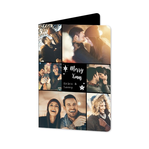 Doble Fotokort Stående runde hjørner 10 x 14,3 cm