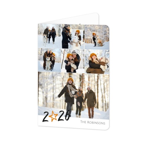 Folded Card portrait rounded corners 10 x 14,3 cm