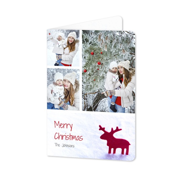 Doble Fotokort Stående runde hjørner 10 x 14,3 cm