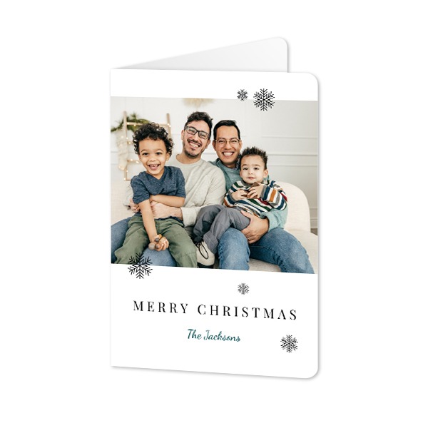 Folded Card portrait rounded corners 10 x 14,3 cm