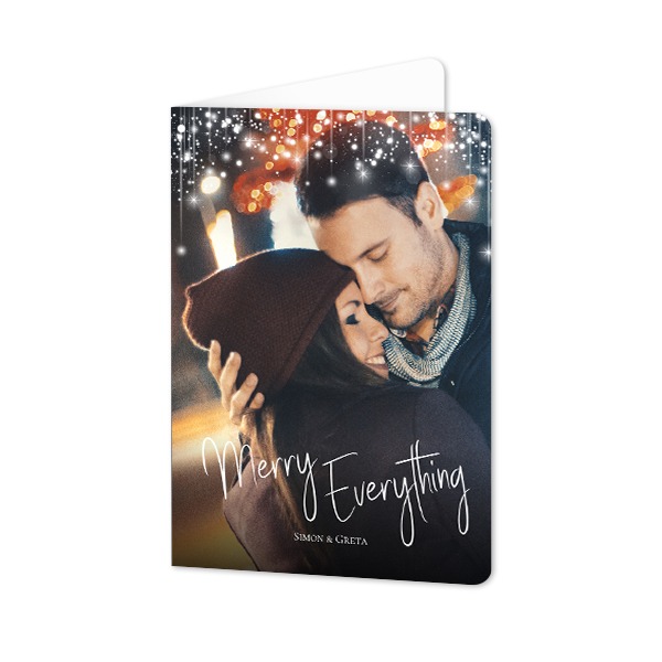 Folded Card portrait rounded corners 10 x 14,3 cm