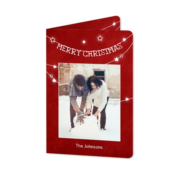 Doble Fotokort Stående runde hjørner 10 x 14,3 cm