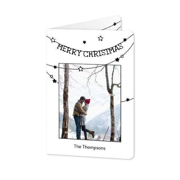 Folded Card portrait rounded corners 10 x 14,3 cm