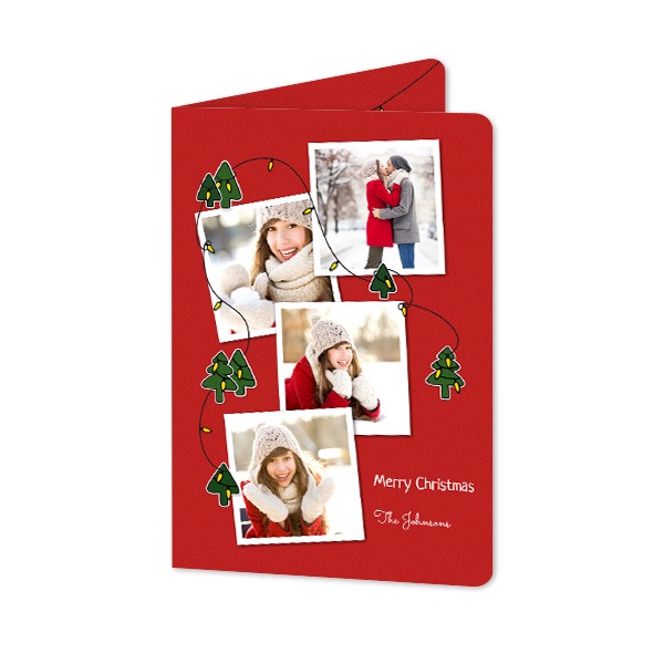 Vikta Fotokort Stående rundade hörn 10 x 14,3 cm