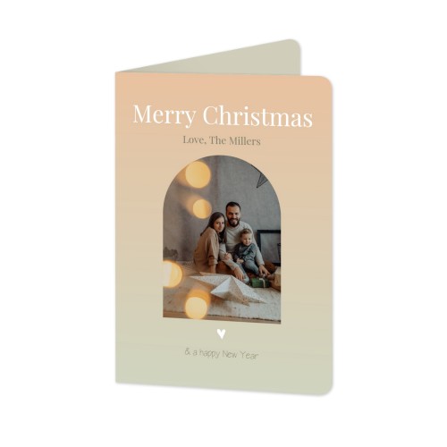 Folded Card portrait rounded corners 10 x 14,3 cm