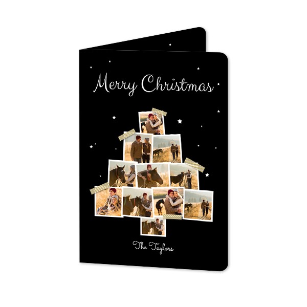 Falt-Grusskarte Hochformat mit abgerundeten Ecken 10 x 14,3 cm