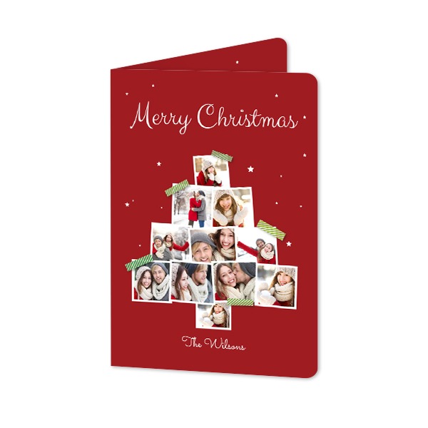 Folded Card portrait rounded corners 10 x 14,3 cm