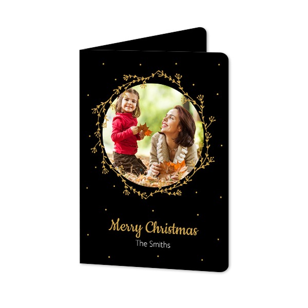 Folded Card portrait rounded corners 10 x 14,3 cm