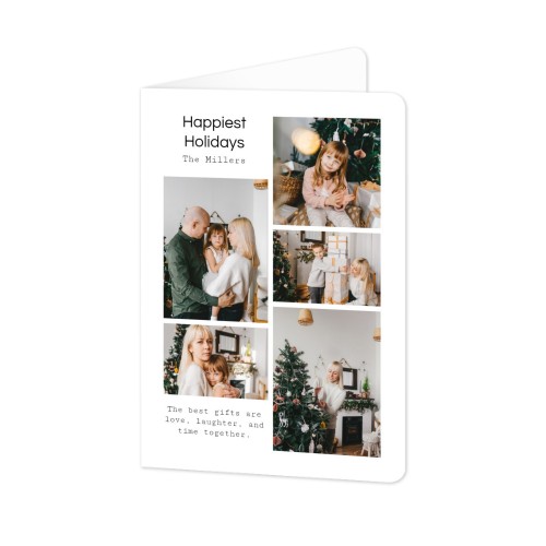 Foldede Fotokort portræt runde hjørner 10 x 14,3 cm