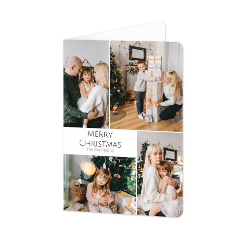 Folded Card portrait rounded corners 10 x 14,3 cm