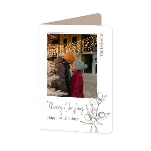 Folded Card portrait rounded corners 10 x 14,3 cm