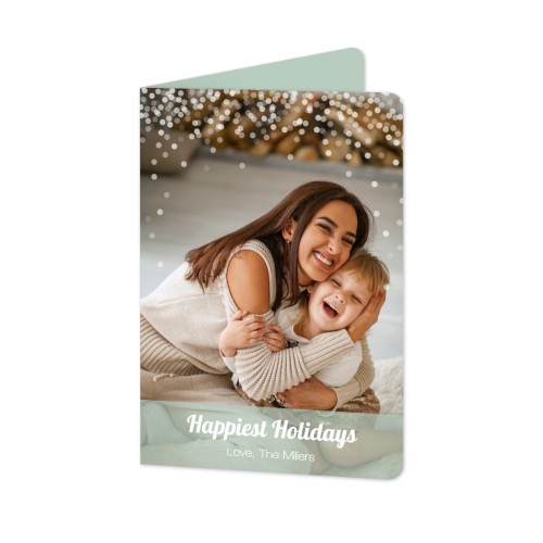 Falt-Grusskarte Hochformat mit abgerundeten Ecken 10 x 14,3 cm