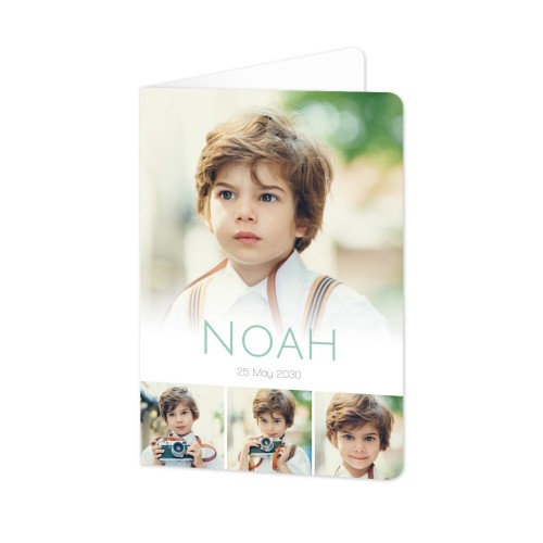 Folded Card portrait rounded corners 10 x 14,3 cm