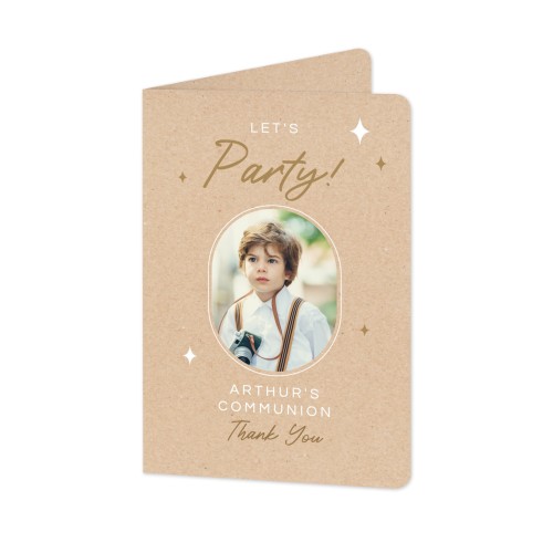 Folded Card portrait rounded corners 10 x 14,3 cm