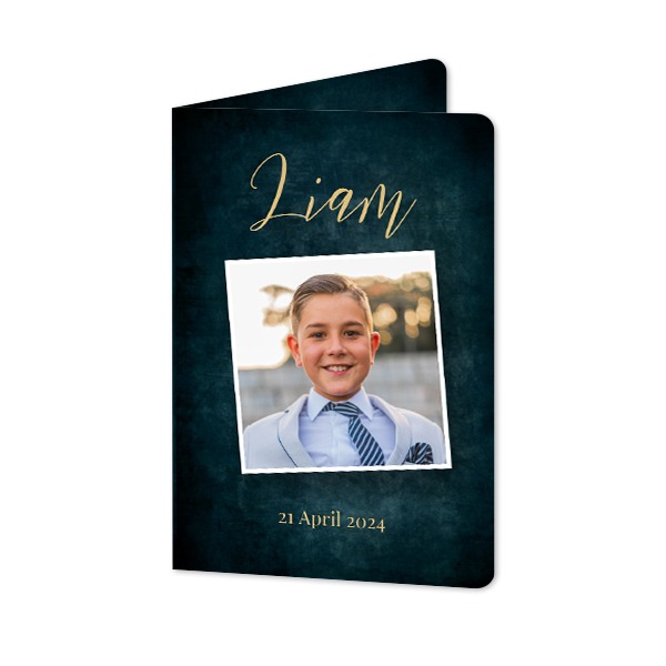 Folded Card portrait rounded corners 10 x 14,3 cm