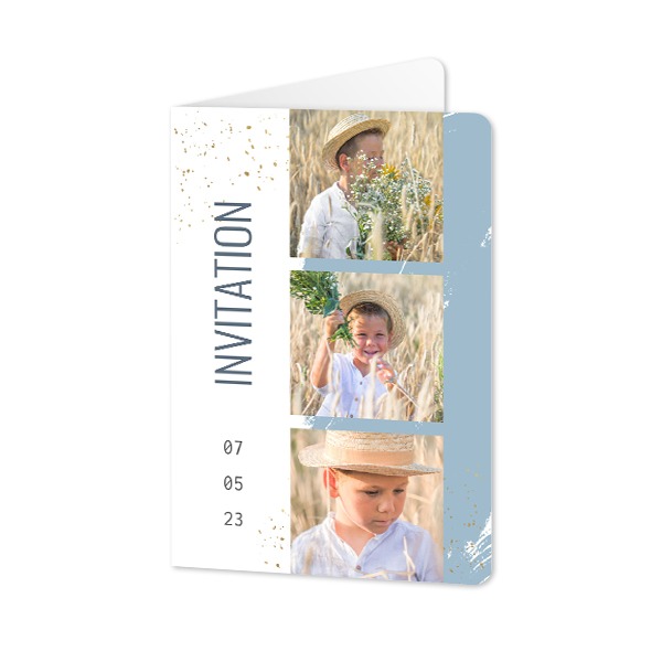 Folded Card portrait rounded corners 10 x 14,3 cm