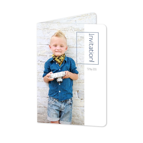 Folded Card portrait rounded corners 10 x 14,3 cm