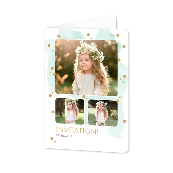 Folded Card portrait rounded corners 10 x 14,3 cm Folded Card portrait rounded corners 10 x 14,3 cm