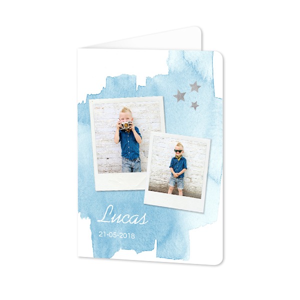 Gevouwen wenskaart staand met ronde hoeken 10 x 14,3 cm Gevouwen wenskaart staand met ronde hoeken 10 x 14,3 cm