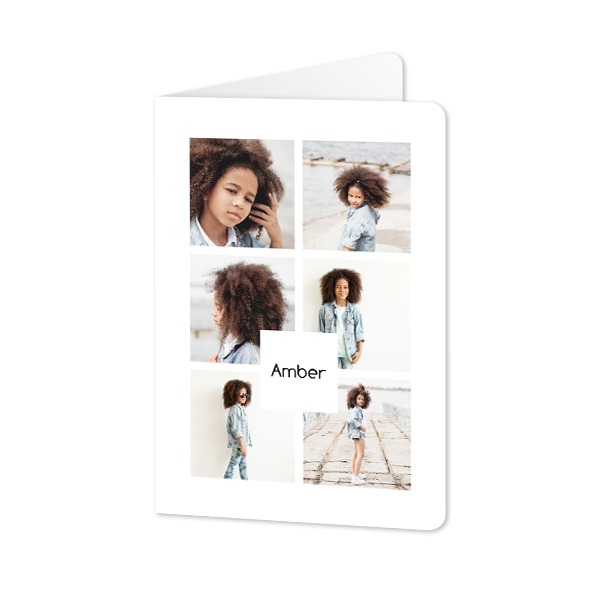 Falt-Grusskarte Hochformat mit abgerundeten Ecken 10 x 14,3 cm