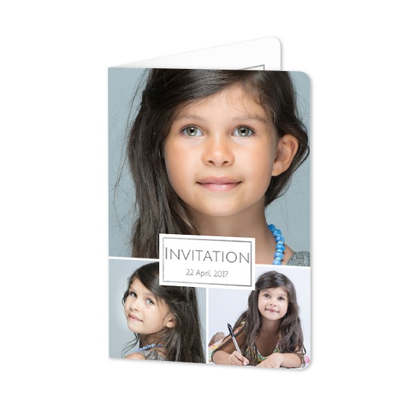 Folded Card portrait rounded corners 10 x 14,3 cm