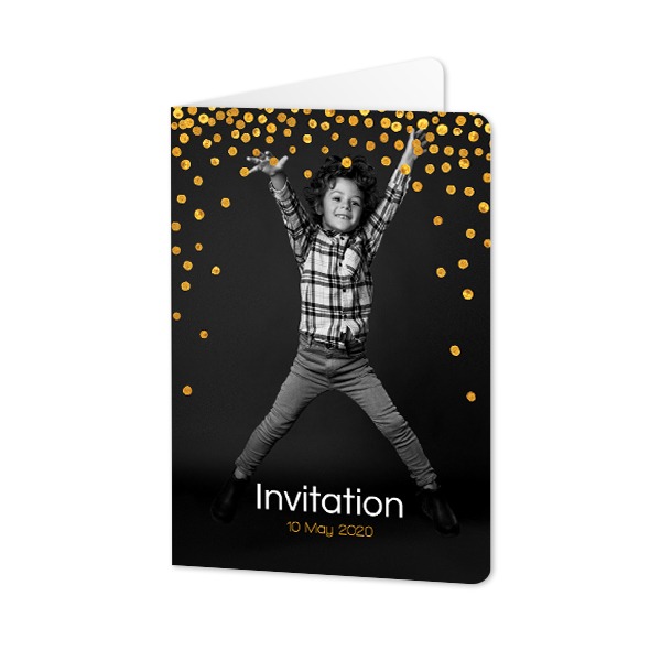 Folded Card portrait rounded corners 10 x 14,3 cm