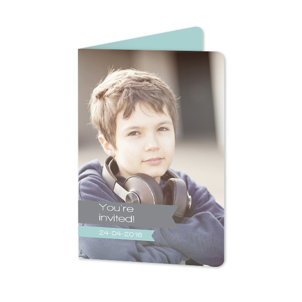 Folded Card portrait rounded corners 10 x 14,3 cm
