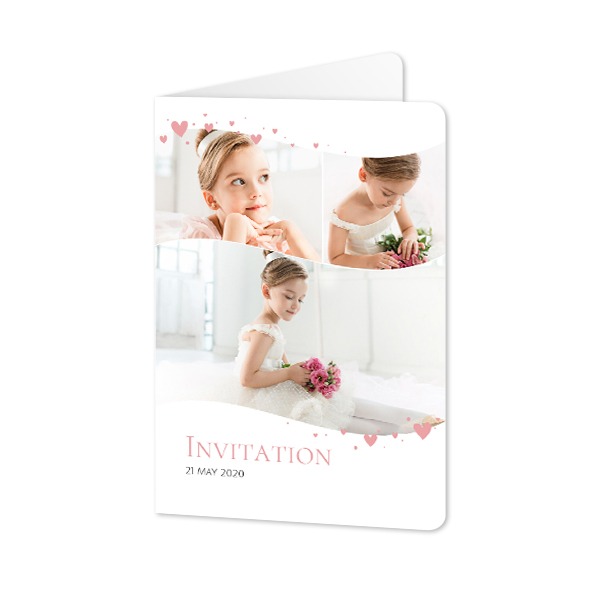 Folded Card portrait rounded corners 10 x 14,3 cm Folded Card portrait rounded corners 10 x 14,3 cm