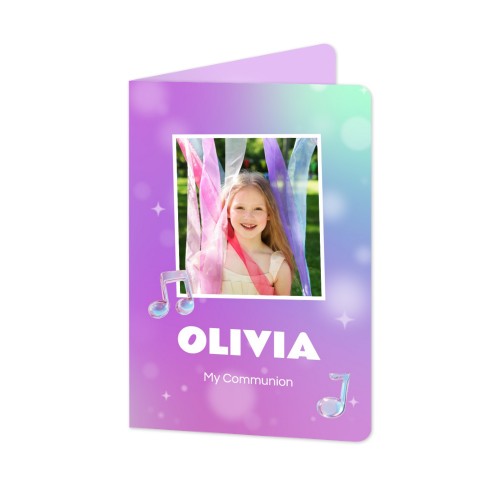 Folded Card portrait rounded corners 10 x 14,3 cm Folded Card portrait rounded corners 10 x 14,3 cm