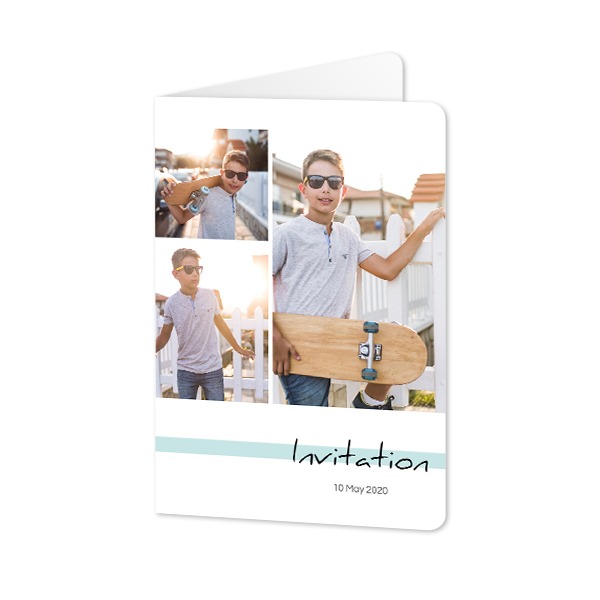 Folded Card portrait rounded corners 10 x 14,3 cm Folded Card portrait rounded corners 10 x 14,3 cm