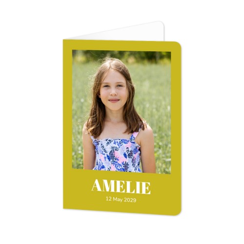 Folded Card portrait rounded corners 10 x 14,3 cm