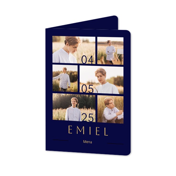Folded Card portrait rounded corners 10 x 14,3 cm