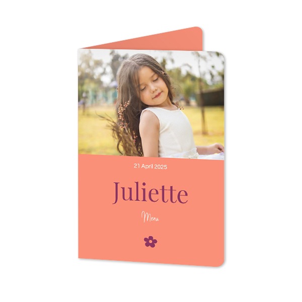 Folded Card portrait rounded corners 10 x 14,3 cm
