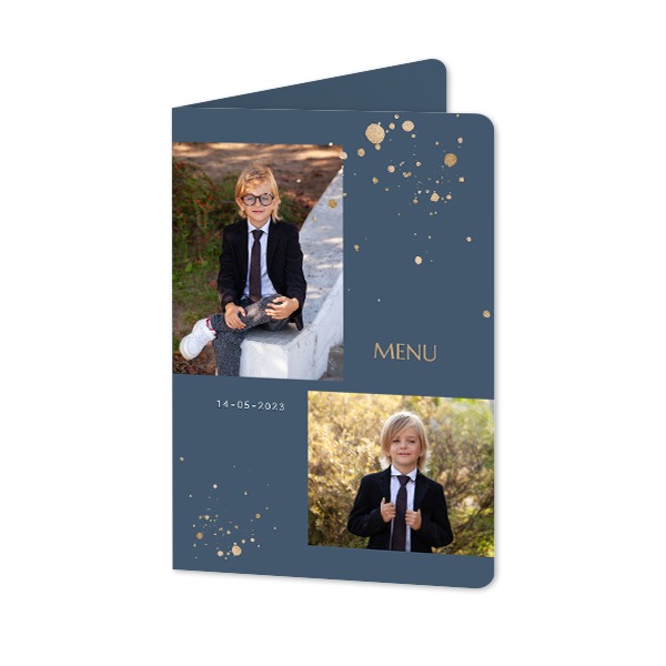 Folded Card portrait rounded corners 10 x 14,3 cm