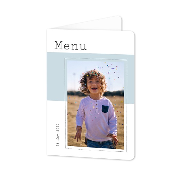 Folded Card portrait rounded corners 10 x 14,3 cm
