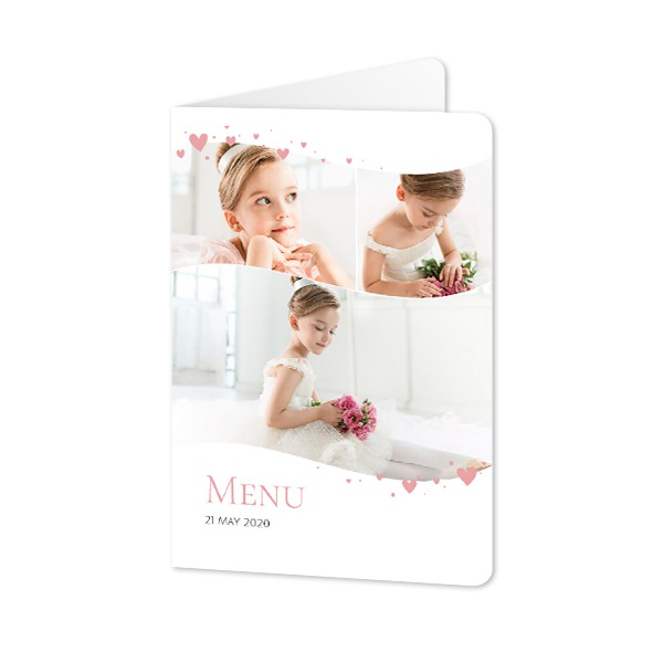 Folded Card portrait rounded corners 10 x 14,3 cm Folded Card portrait rounded corners 10 x 14,3 cm