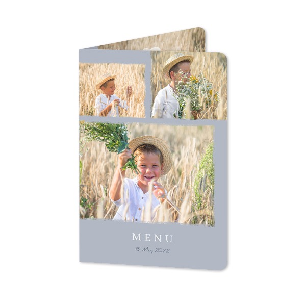 Folded Card portrait rounded corners 10 x 14,3 cm