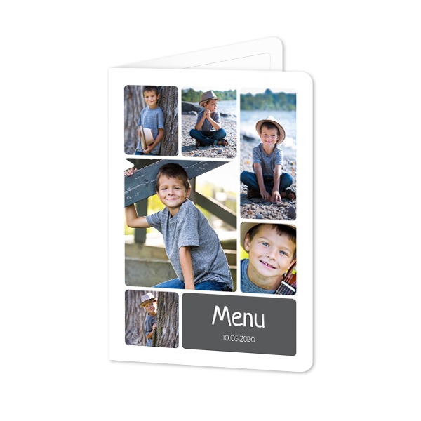 Folded Card portrait rounded corners 10 x 14,3 cm