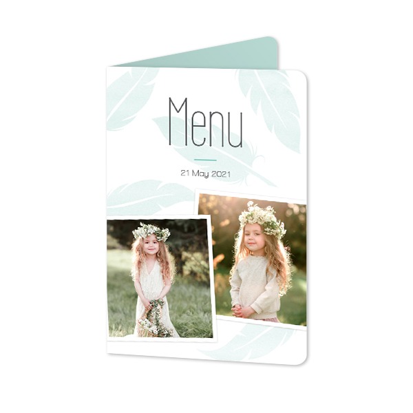 Folded Card portrait rounded corners 10 x 14,3 cm Folded Card portrait rounded corners 10 x 14,3 cm