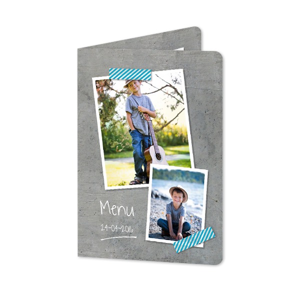 Folded Card portrait rounded corners 10 x 14,3 cm