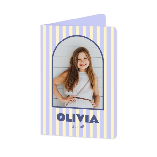 Folded Card portrait rounded corners 10 x 14,3 cm