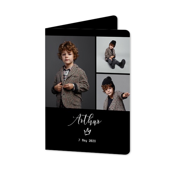 Vikta Fotokort Stående rundade hörn 10 x 14,3 cm