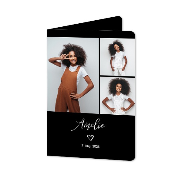 Folded Card portrait rounded corners 10 x 14,3 cm Folded Card portrait rounded corners 10 x 14,3 cm